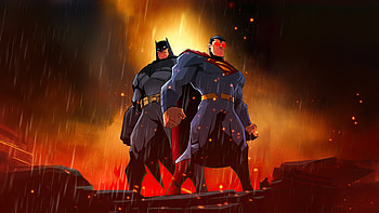 Final Fight, batman, superman, superheroes, artwork, art, digital-art HD wallpaper