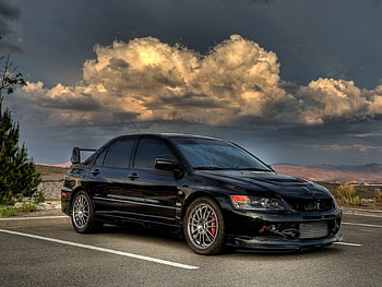 Transport, Auto, Sky, Mitsubishi HD wallpaper