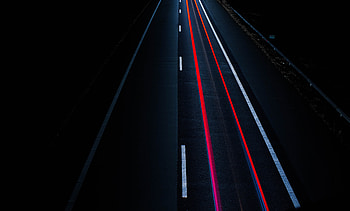 Road Light Trail Long Exposure, time-lapse, road, graphy, long-exposure HD wallpaper
