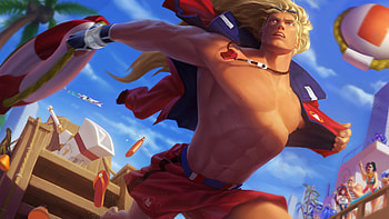 Taric LoL Pool Party Splash Art, video game, League Of Legends, Taric (League Of Legends) HD wallpaper