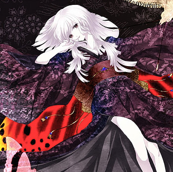 kimomo girl, butterflies, kimono, anime, pretty, girl HD wallpaper