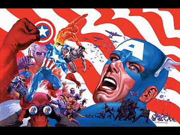 Captain America, comics, dc HD wallpaper