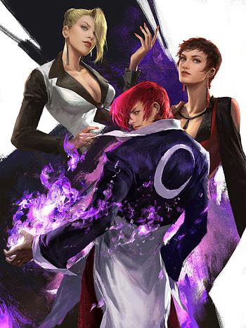 King of Fighters, fan art, king, fighters137 HD phone wallpaper