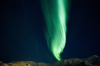 Night, Dark, Starry Sky, Northern Lights, Aurora, Aurora Borealis, Natural Phenomenon HD wallpaper