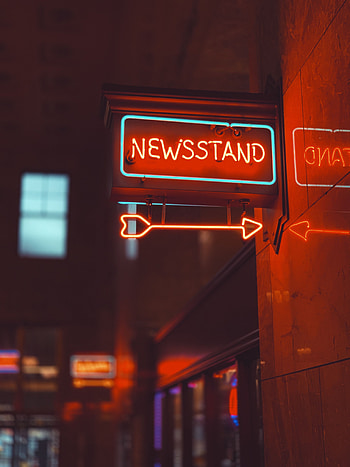 Arrow, Words, Neon, Backlight, Illumination, Inscription, Pointer, Sign, Signboard HD phone wallpaper