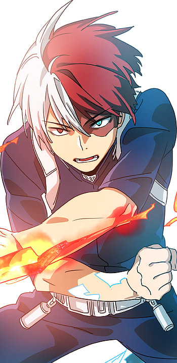 Shoto Todoroki, Anime, My Hero Academia HD phone wallpaper