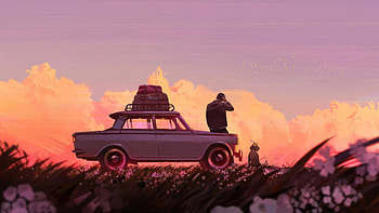 On The Road Again, artist, artwork, digital-art HD wallpaper