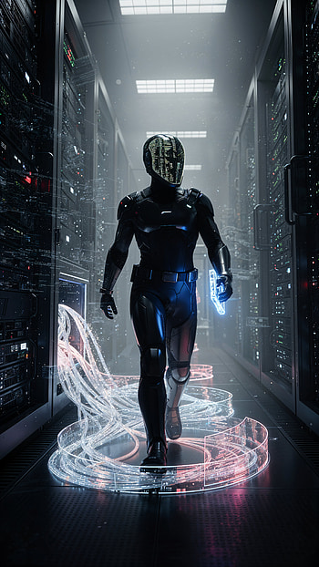 Neon Data Runner | Serverstride | Circuit Runner | Mobile Cyberstride, Android, hologram HD phone wallpaper