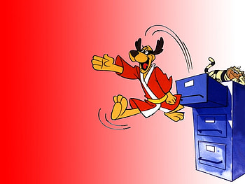Hong Kong Phooey, barbera, cartoon, hanna, kung-fu, funny HD wallpaper