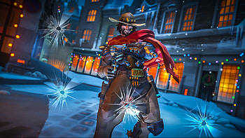 Overwatch McCree, Minimal , Gaming hero, Sharpshooter HD wallpaper