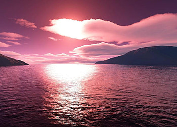 Nice scenery, clouds, sky, nature, water, nice HD wallpaper