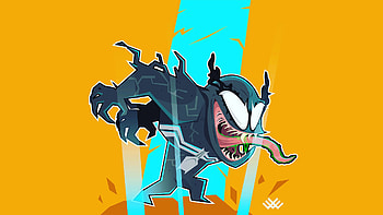 Venom Illustration, venom, superheroes, illustration, artist, artwork, digital-art, behance HD wallpaper