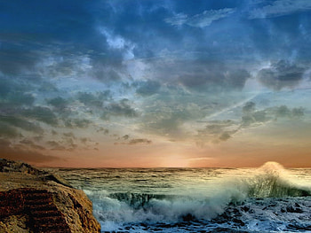 Landscape, Water, Sky, Sea HD wallpaper