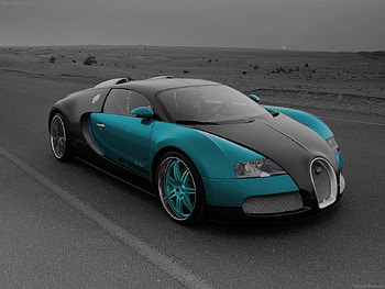 Bugatti Veyron, k k designs, virtual tuning, red bugatti HD wallpaper