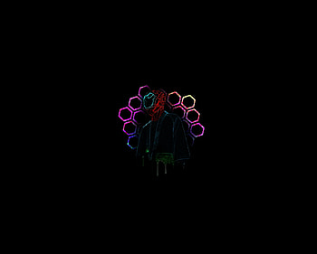 Cyberpunk, man, minimal HD wallpaper