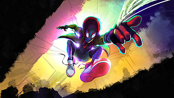 Spiderman Miles, spiderman, superheroes, artwork, digital-art, art, artstation HD wallpaper