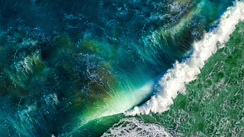 Aerial, Wave, , Ocean, Sea HD wallpaper
