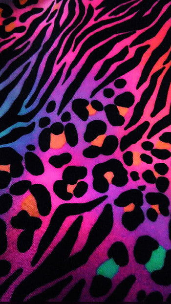 Cheetah Print, Neon Print HD phone wallpaper