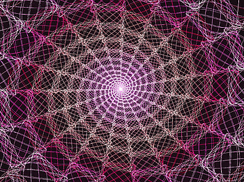 Abstract, Web, Fractal, Glow, Spiral HD wallpaper