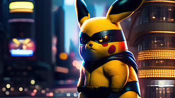Pikachu Ninja, pikachu, pokemon, artist, artwork, digital-art, deviantart HD wallpaper