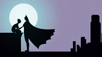 The Heart Of The Bat, batman, catwoman, superheroes, artwork, digital-art, deviantart HD wallpaper