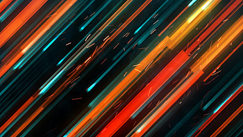 Colorful Digital Art Glitch Lines Abstraction Abstract HD wallpaper