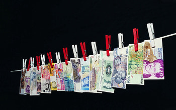Money, Miscellanea, Miscellaneous, Clothespins, Rope, Diversity, Variety HD wallpaper