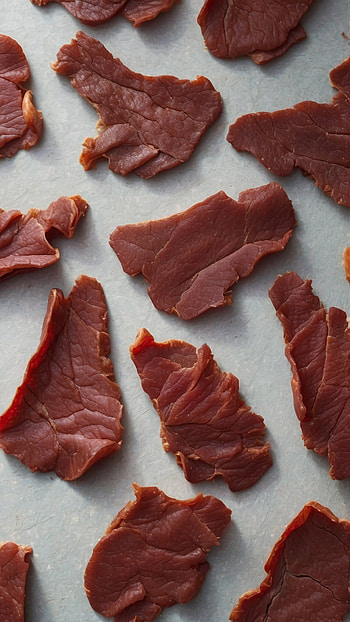 Beef Jerky Texture , sliced HD phone wallpaper