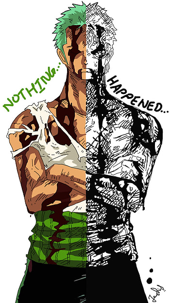 Zoro, art, manga, onepiece, anime, digitalart HD phone wallpaper