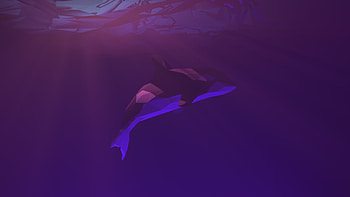 Low Poly Dolphin, low-poly, dolphin, artist, artwork, digital-art HD wallpaper