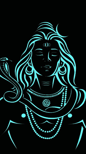 Shiva sketch HD phone wallpaper