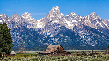 T. A. Moulton Barn, Grand Teton National Park HD wallpaper