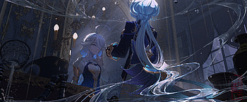 Furina’s Mystical Glow – Stunning Genshin Impact, Furina (Genshin Impact), Genshin Impact HD wallpaper
