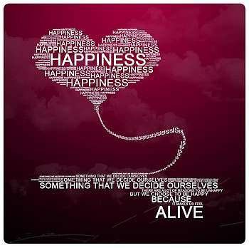happiness, heart, love HD wallpaper