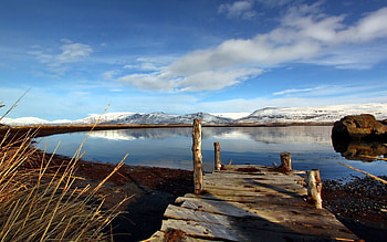 Nature, Lake, Pier, Cool, Coolness HD wallpaper