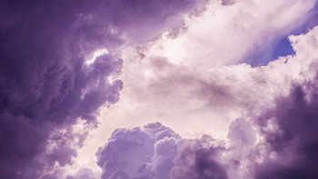 Purple Clouds, sky, cloud, purple, purple sky HD wallpaper