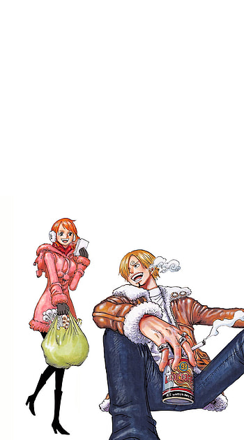 Nami, Sanji, Anime, One Piece, Manga HD phone wallpaper