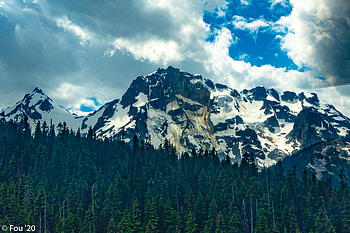 Landscape, Nature, Trees, Snow, Mountain, Forest HD wallpaper