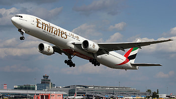 Emirates airline , Christopher Mercado collection, Digital artwork HD wallpaper