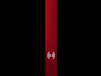 Red Stripe, white design, black HD wallpaper