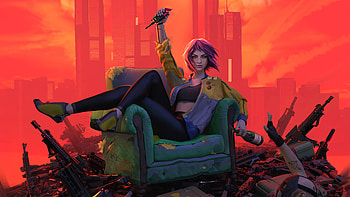 Glitchpunk, cyberpunk, scifi, artist, artwork, digital-art, artstation HD wallpaper