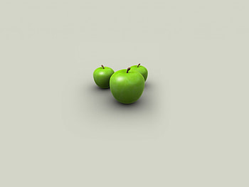 A p p l e c r u n c h, fruits, 3d, crunchy apples HD wallpaper