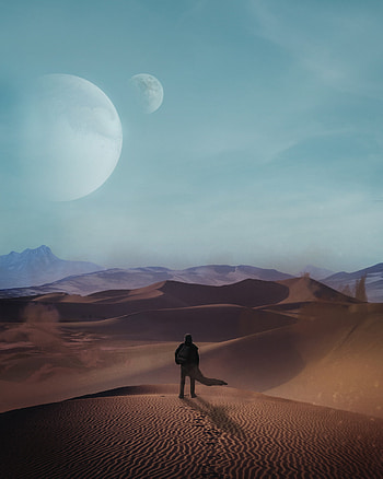 Arrakis, Exploration of, Dune world, Artistic interpretation HD phone wallpaper