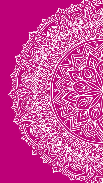 MANDALA ART, pink, design, pattern HD phone wallpaper