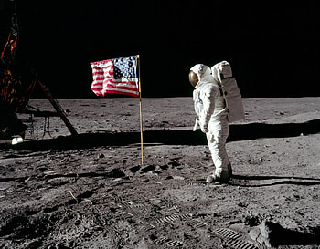 Flag, Apollo 11 HD wallpaper