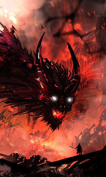 When all else fails, look to the sky, fantasy, dragon HD phone wallpaper