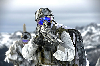 united states navy seals, soldiers, weapons men . HD wallpaper