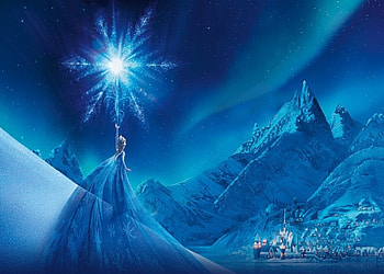 Frozen (2013 film), Elsa, magic, castle, snow HD wallpaper