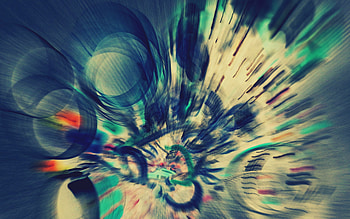 Abstract, Circles, Shine, Light, Brilliance, Rotation, Paints, Immersion HD wallpaper