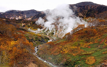 Nature, Mountains, Smoke, Steam, Volcano, Eruption HD wallpaper